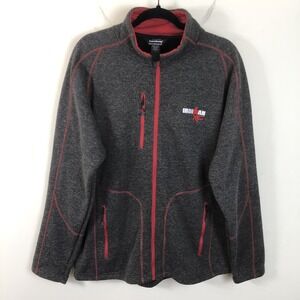 Ironman XC Landway Outerwear Fleece Full Zip Jacket Men's Sz Large Blackish Gray